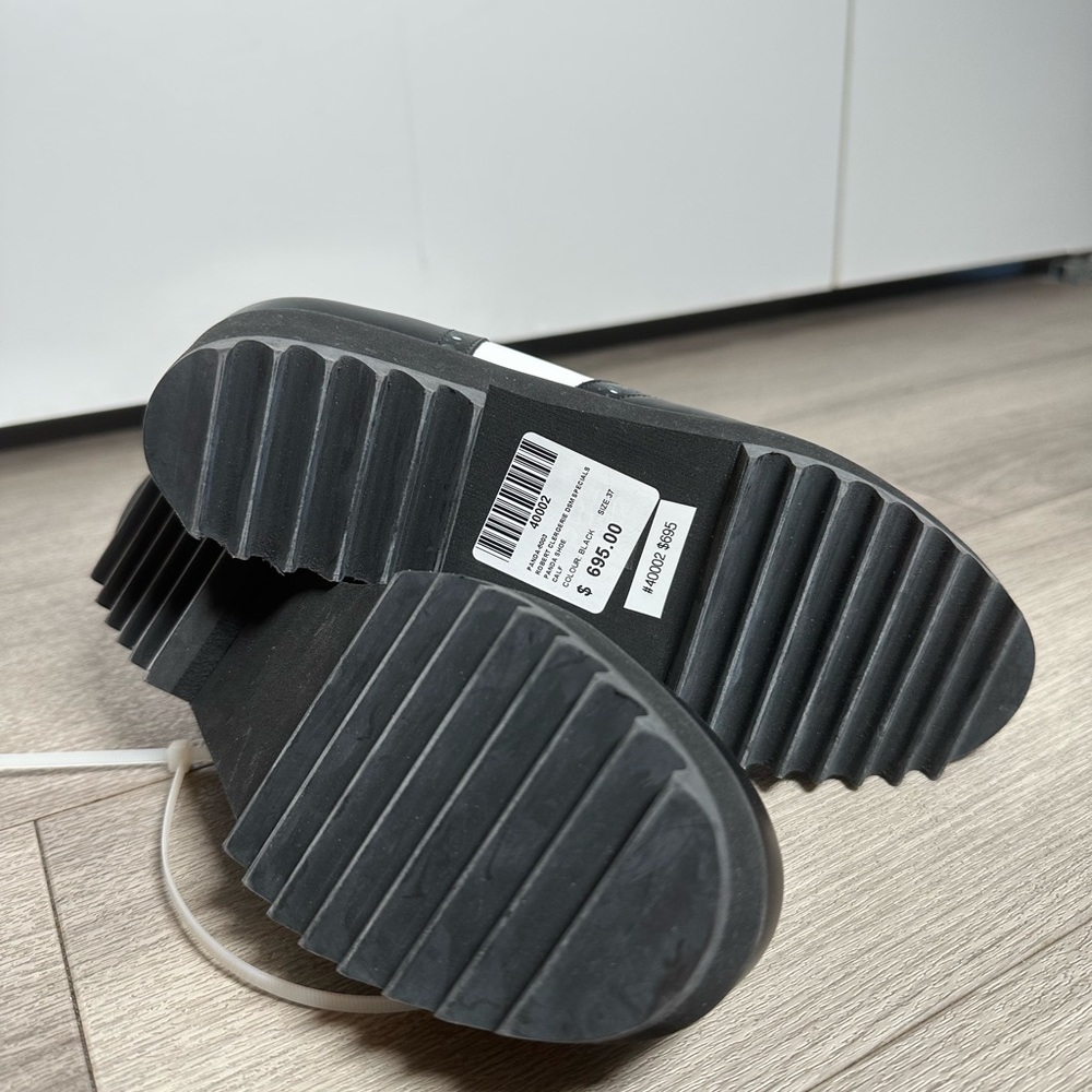 Robert Clergerie x Dover Street Market Platform Oxfords Black White NEW - Picture 12 of 12